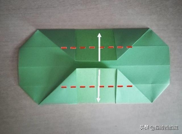 正方形盒子折叠方法图片