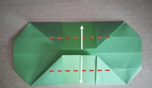礼盒盖子折叠方法图片